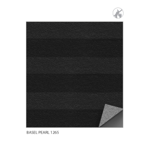 Plisa z refleksem Basel Pearl czarna
