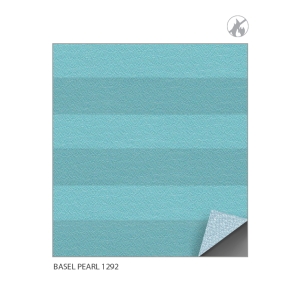 Plisa z refleksem Basel Pearl turkus